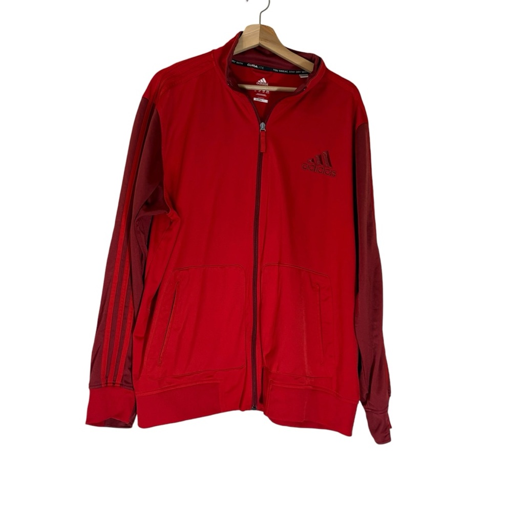 Adidas Original Climalite Red Track Jacket Mens Size 2X